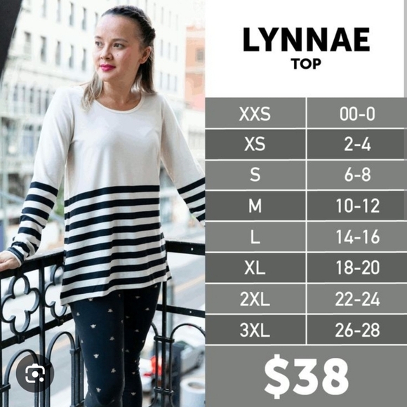 LuLaRoe Lynnae small Long Sleeve T-Shirt - Picture 5 of 5